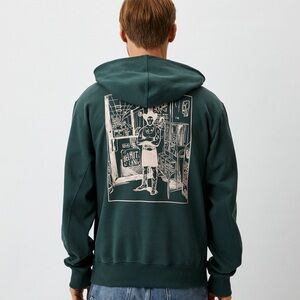 Scribble logo hoodie